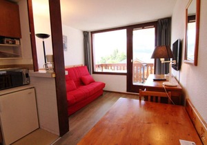210m from shops, 3rd floor, balcony, tv, ski locker, 30m², Alpe d'Huez