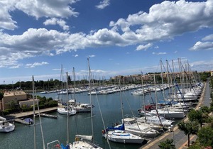 2P Cabine, 6 couchages, terrasse, parking, proche plage - Cap d'Agde - FR-1-249-149