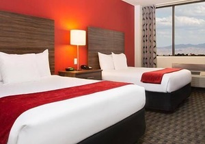 3 Deluxe Two Queen Rooms at The D Las Vegas