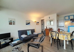 3-room apartment in La Trinité-sur-Mer with parking, 4 pers., port view