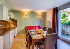 300m from resort center, fitness, swimming pool, parking, tv, ski locker, 25m², La Féclaz