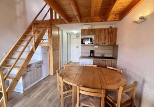 300m from ski lifts, 3rd floor, balcony, tv, ski locker, 31m², Alpe d'Huez