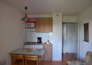 3rd floor, balcony, tv, ski locker, 23m², Peyragudes