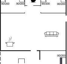 77 m² House ∙ 3 bedrooms ∙ 6 guests