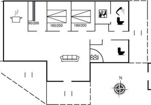 98 m² House ∙ 3 bedrooms ∙ 6 guests