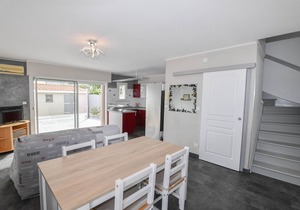 A seafront dream with garden and private parking.