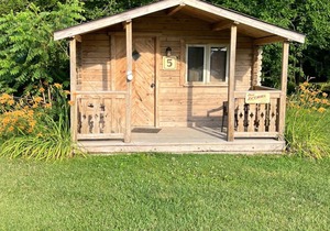 "Akeman" Camping Cabin #5 | Pet Friendly