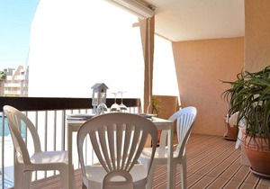 Appartement 3 pièces avec piscine et garage, proche plage - FR-1-251-6