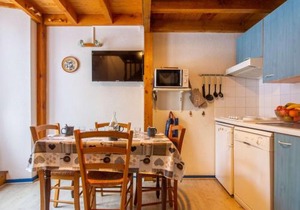 Appartement cosy 4 pers avec parking, terrasse, local à skis - FR-1-403-21