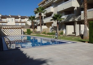 Attractive apartment in Pego with garden