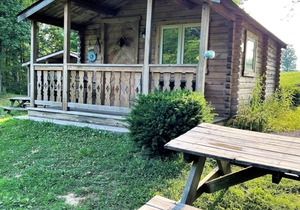 "Baker" Camping Cabin #2 | Pet Friendly