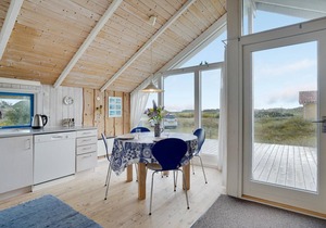 Beach front home in Hvide Sande with sauna