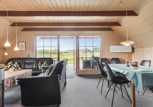 Beach front home in Ringkøbing with sauna
