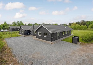Beach front home in Glesborg with sauna
