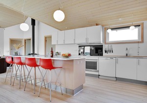 Beach front home in Løkken with sauna