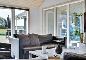 Beach front home in Løkken with sauna