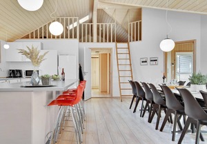 Beach front home in Løkken with sauna