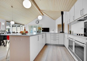 Beach front home in Løkken with sauna