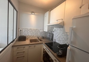 "Beachfront Studio with Balcony and Stunning Sea View"