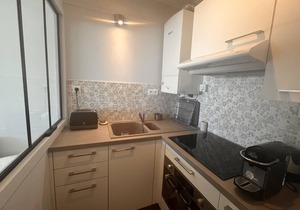 "Beachfront Studio with Balcony and Stunning Sea View"