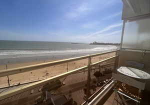 "Beachfront Studio with Balcony and Stunning Sea View"