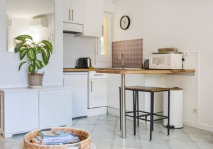 Beaulieu-sur-Mer, magnificent studio in quiet location, air-conditioning, parking, WiFi.