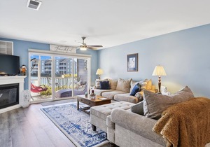 Beautifully decorated 1st floor unit nestled within unspoiled land and gently lapping inland waterways -