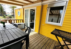 Bungalow de 3 chambres avec piscine partagee jardin amenage et wifi a Saint Jean de Monts a 3 km de la plage