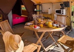 Camping les Albères* - Natura Tent 3 Rooms 5 people Without Sanitary
