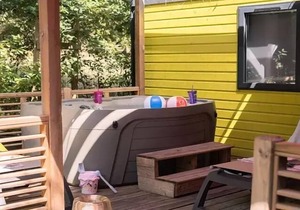 Camping les Albères* - Mobile home Premium Air-conditioned Jacuzzi 3 rooms 4 people