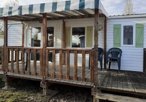 Camping Les P'tites Houses in the Prairie - Mobile Home 3 rooms 6 people