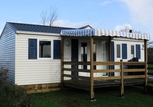 Camping Les P'tites Houses in the Prairie - 2 room chalet 6 people L'arche perdue