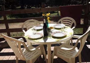 Campsite Domaine de Gajan* - Canvas Bungalow 3 Rooms 4 People