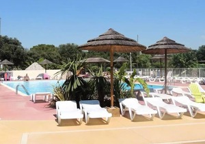 Campsite Domaine de Gajan * - Mobile home Comfort + SUNNY 27m2 (2 bedrooms + covered terrace included - TV arv/departure Sunday 4 people