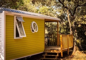 Campsite Domaine de Gajan * - Mobile home Comfort + SUNNY 27m2 (2 bedrooms + covered terrace included - TV arv/departure Sunday 4 people