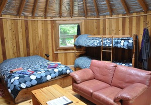 Cedar Yurt at Cabot Shores Wilderness Resort