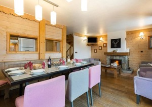 Chalet, terrace, balcony, fireplace or stove, parking, tv, 120-130m², Alpe d'Huez