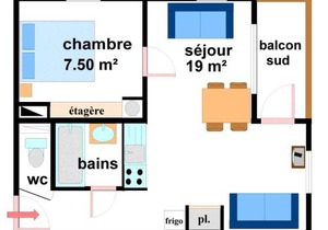 Charmant appartement à 300m des pistes à Lanslebourg avec balcon et garage - FR-1-508-71