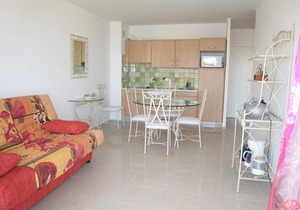 Charmant T2 cabine 40m², centre-ville, balcon, clim, ascenseur, à Cavalaire-sur-Mer - FR-1-100-224
