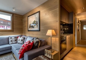 Charming 2-bedroom apartment, Val-d'Isère center, near slopes, WIFI included