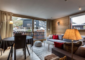 Charming 2-bedroom apartment, Val-d'Isère center, near slopes, WIFI included