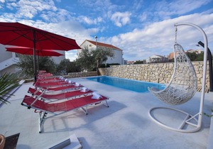 Cherry - relax & chill by the pool: A2 (2+2) - Novalja