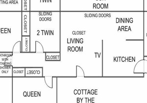 COTTAGE BY THE SEA-Unit A 3 bedrooms, 2 bathrooms