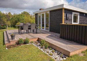 Cozy home in Knebel with house sea view