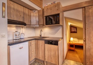 Cozy mezzanine apartment in Morillon 1100