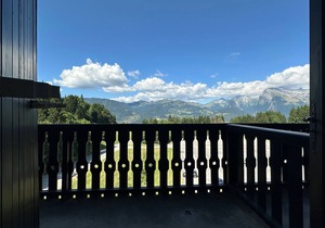 Cozy mezzanine apartment in Morillon 1100