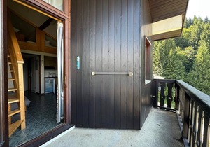 Cozy mezzanine apartment in Morillon 1100