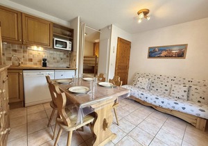 Cozy Studio Cabin in Praz-Sur-Arly - Up to 4 Guests, Near Village Center and Ski Lifts