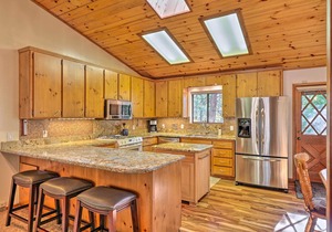 Deck w/Forest Views: Quiet Twain Harte Cabin!