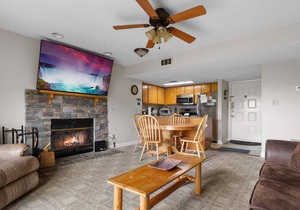 Deer Ridge D201 | Fireplace, Balcony, Resort Pool